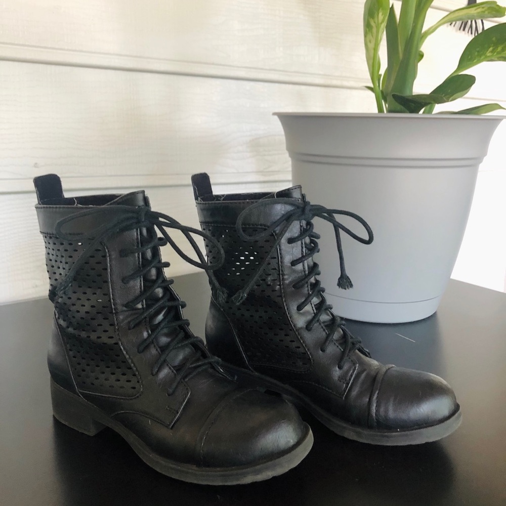 Madden Girl Combat Boots